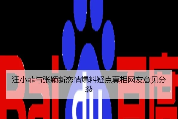 汪小菲与张颖新恋情爆料疑点真相网友意见分裂